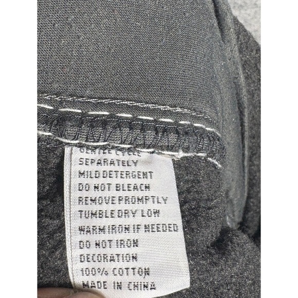 True Religion Mens Charcoal Gray Sweatpants Logo Drawstring Casual Size L - Picture 9 of 12